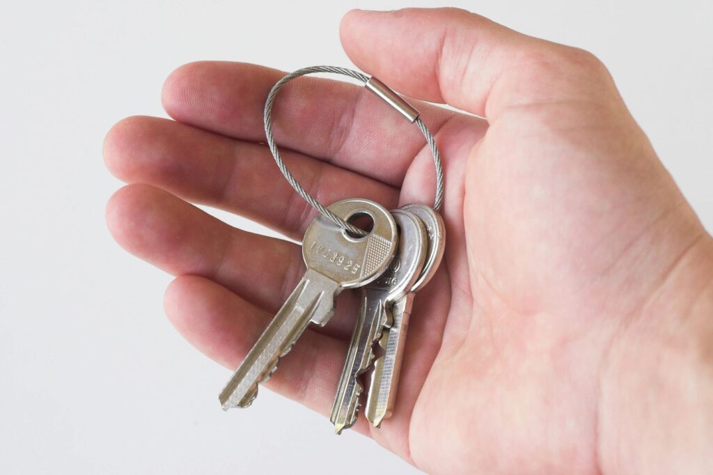 car keys retrieved from vehicle lockout
